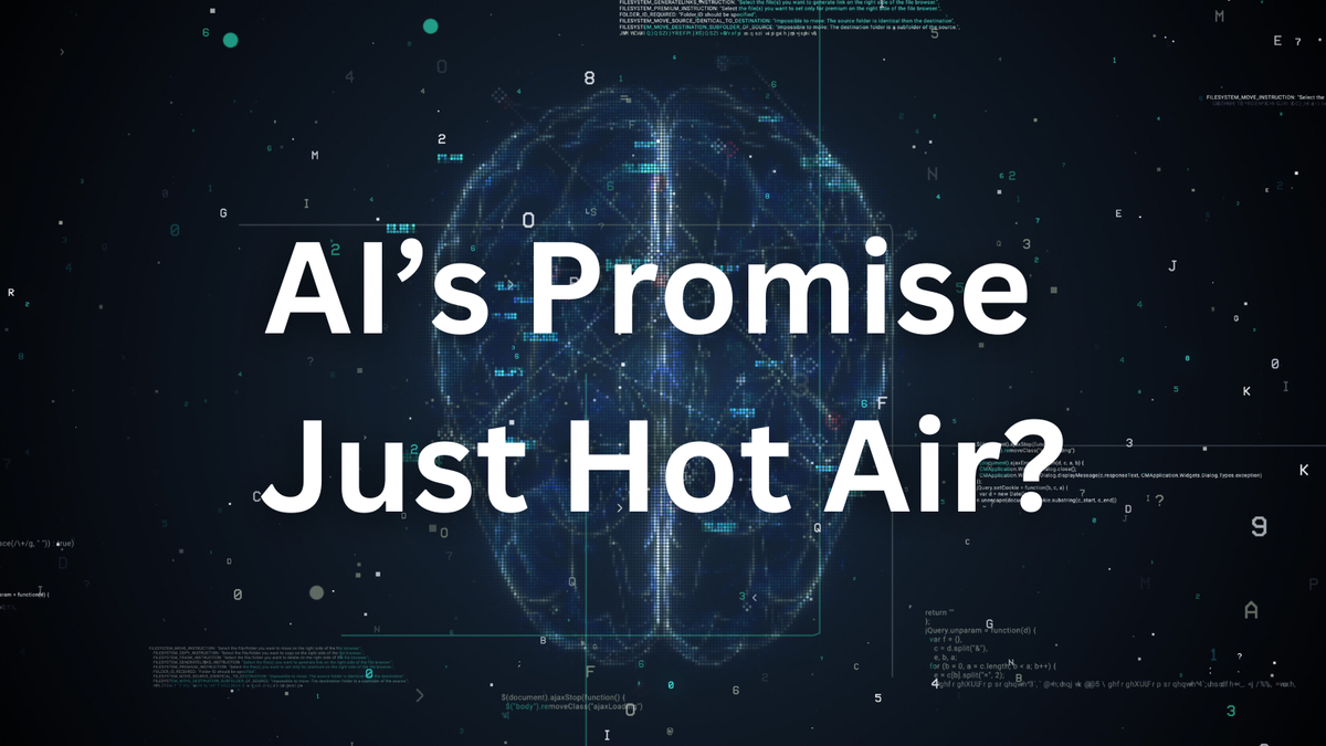 Is AI’s Promise Just Hot Air? The Stark Reality Behind the Hype