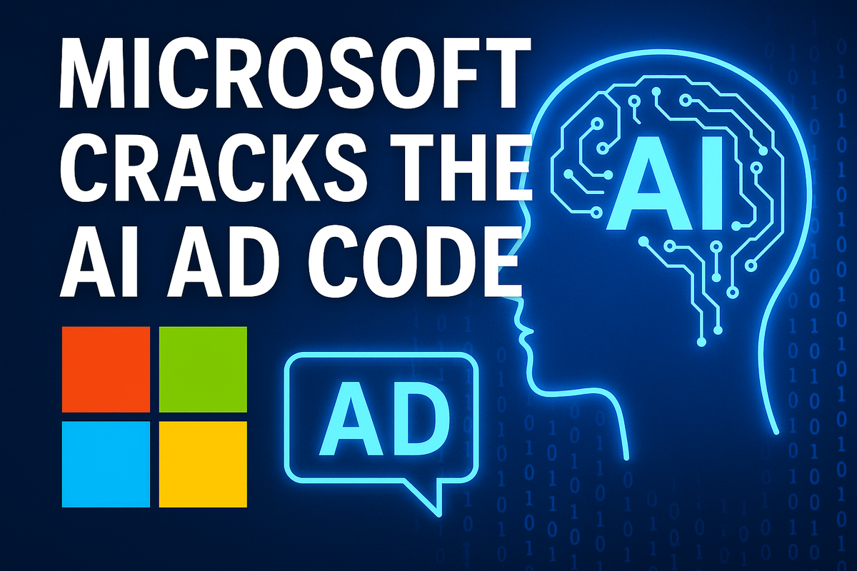 Did Microsoft Just Prove AI-Generated Ads Are Indistinguishable From Human Work?