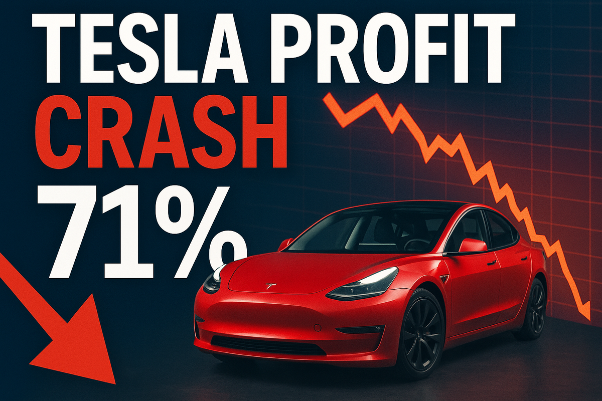 Tesla’s Profits Crash 71%: Is Elon Musk’s DOGE Obsession Sinking the EV Giant?