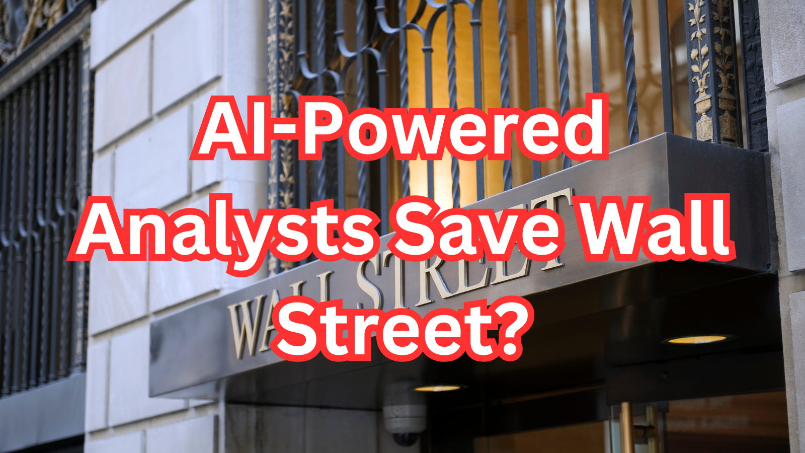Can AI-Powered Analysts Save Wall Street—Or Replace It?