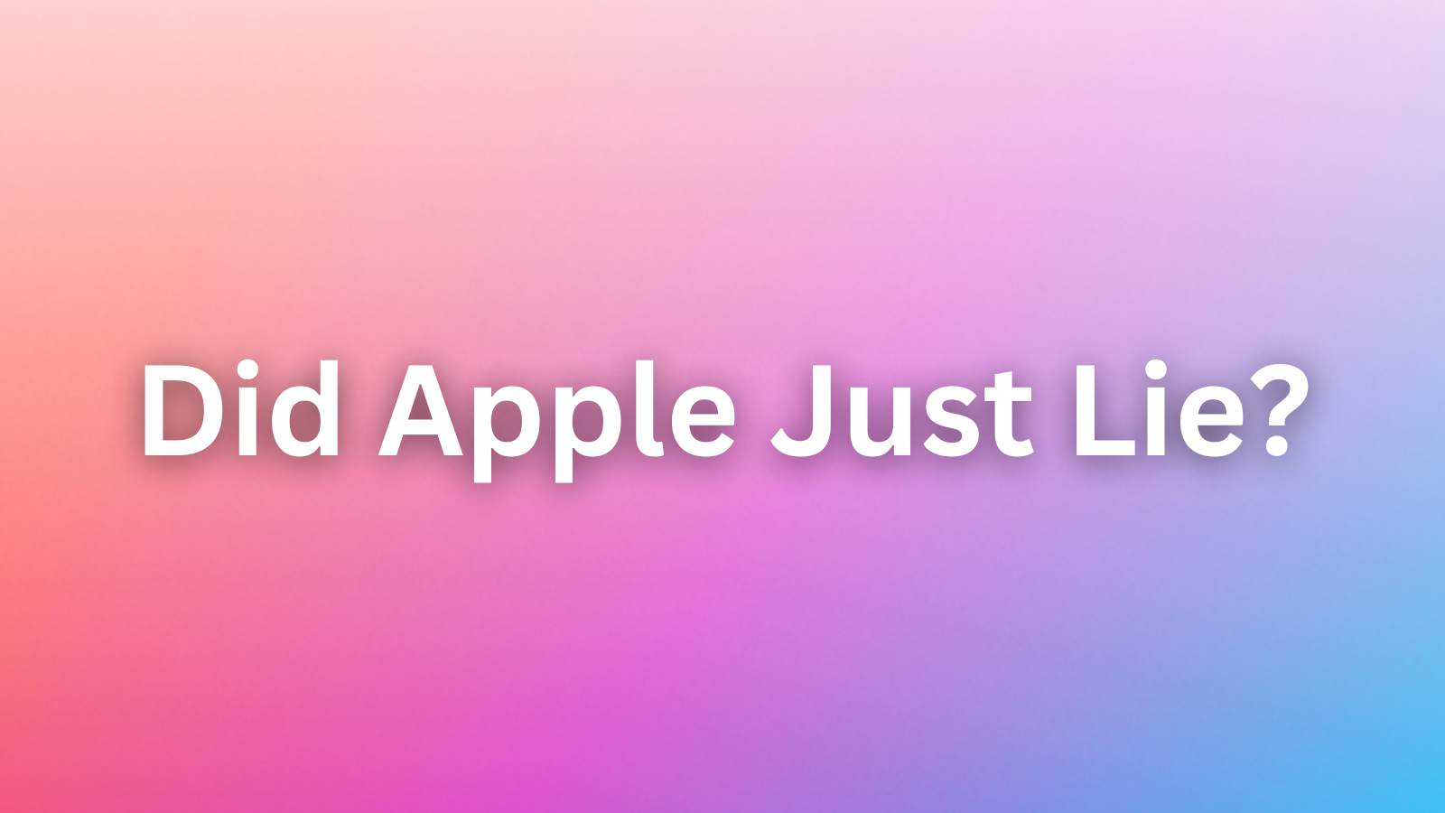 Did Apple Just Lie to Keep Its App Store Monopoly?