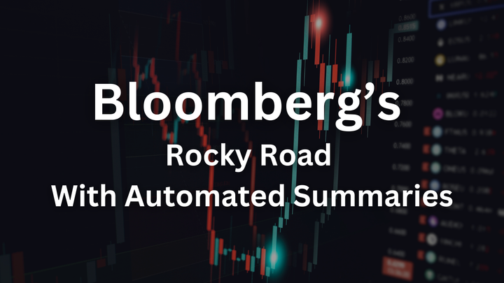 Can AI Truly Replace Journalists? Bloomberg’s Rocky Road With Automated Summaries